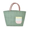 Kusuguru Japan Cat Lunch Bag, green
