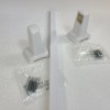Mid Century Modern Vintage White Ceramic Towel Bar Rod Rack