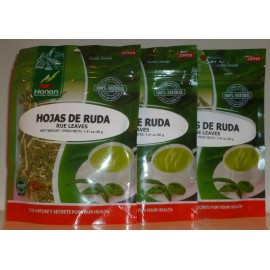 Hanan-Peru Ruda  Hierba-Hojas / Rue Leaves (3 Bags) (40 Grs/Bag)