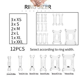 Unsichtbarer Ringgrößenversteller für lose Ringe, 20 Stück, Spiraleinsatz, unsichtbarer Streifen für lose Ringe jeder Größe, Schmuckschutz, Abstandshalter, für verschiedene Größen von Ringen für