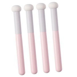 Beavorty Ergonomic Handle Makeup Powder 4pcs Face Powder Sponges Soft and Fluffy for Foundation