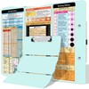 Nursing Clipboard Foldable Clipboard Medical: Edition Cheat Sheets Aluminum 3