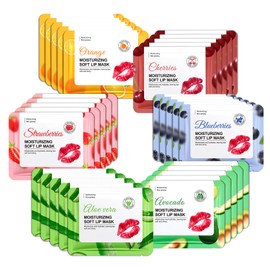 30PCS Lip Masks,Moisturizing Sleeping Lip Mask Sheet,Overnight Lip Masks Bulk,Effectively Nourishing Lip Patches for Spa Daily,Hydrating Lip Care Set for Women and Men