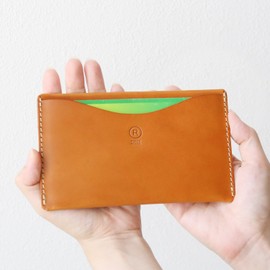 PORCO ROSSO Passbook Case, Original Tochigi Leather, Made in Japan, Genuine Leather, Camel