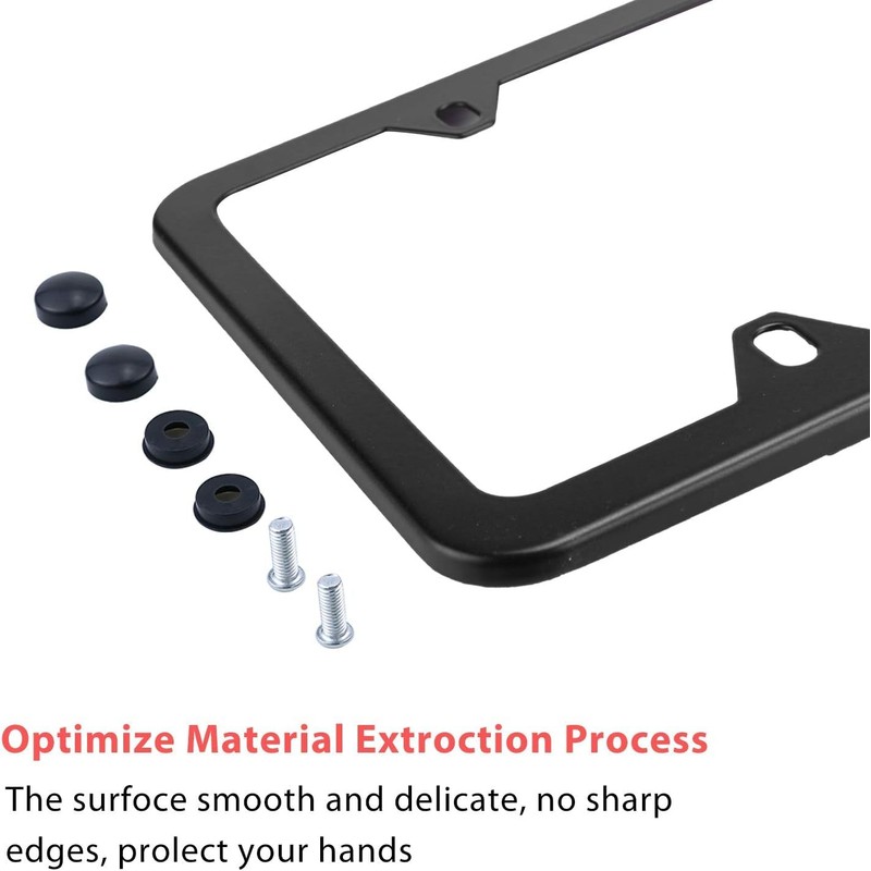 Aluminum Thin Top for U.S. Navy Veteran License Plate Frame,4-Hole