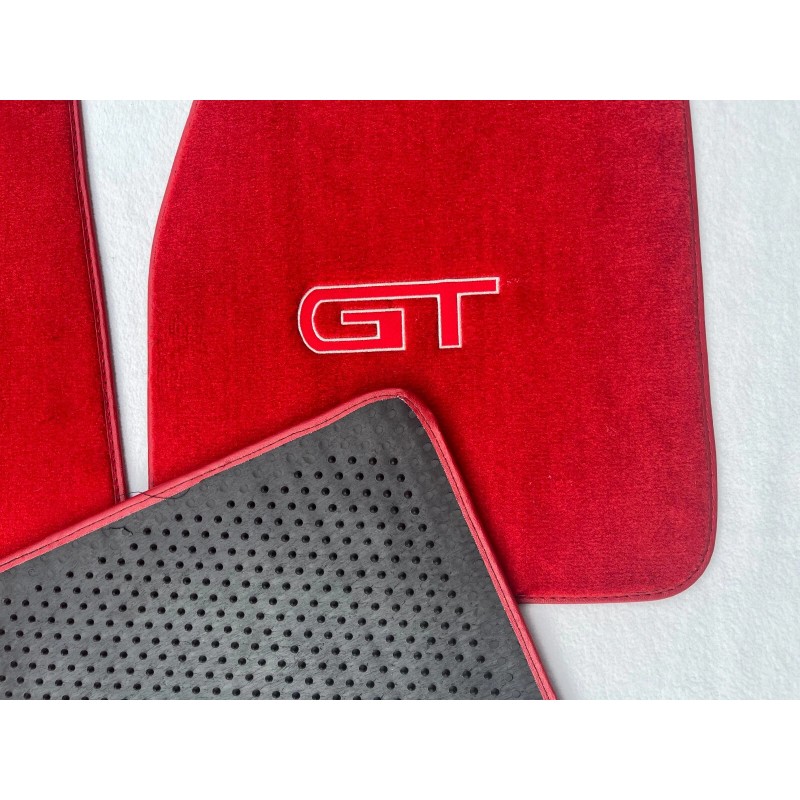 ACC Mustang GT Logo - Red Carpet Custom Floor Mats