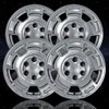 4-Pack of 17' Chrome Wheel Skins fit for Silverado 1500