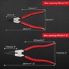LEONTOOL 2 PCS Heavy Duty Lock Ring Pliers Set Flat