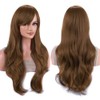 IMISSU 70 cm Long Hair Wavy Wigs with Fringe Cosplay