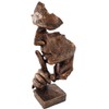 Abstract Sculptures Face Statues, Craftsman Handicrafts,The Thinker Statue/Keep Silence Sculpture