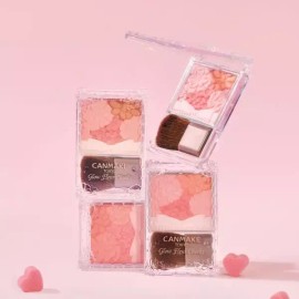 Canmake 캔메이크 치크 하이라이터 멀티 광채 글로우 플로어 MNS Canmake Cheek Highlighter Multi Glow Floor MNS [01 Peach Floor (Spring Warm)]