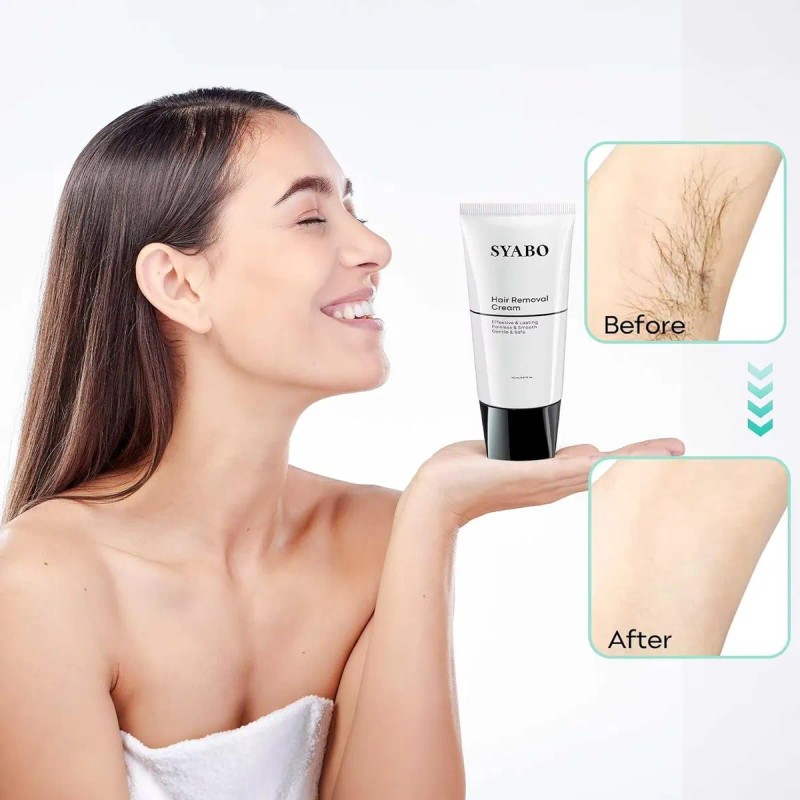 Crema Depilatoria De Piel Sensible, Depilación De Bikini Sin
