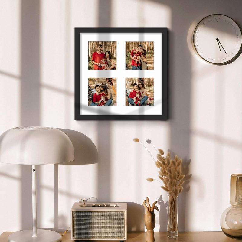DUENPY 10x10 Collage Picture Frame 4x4 Picture Frames Collage Wall