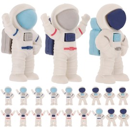 VILLCASE 24 Borradores Con Forma De Astronauta Mini Borradores Multifunción De Borrador De Jardín De Infantes Para Favores De Fiesta Recompensas De Tareas Premios Escolares