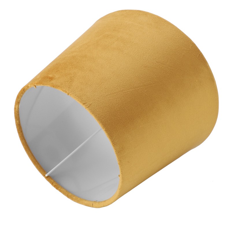 Fabric Lampshade E27 E14 Velvet Conical Decorative Lamp Replacement Shade