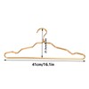 10Pcs Clothes Hanger WearResistant Enlarged Thickened SpaceAluminum NonSlip Clothes Hanger