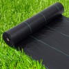Broadfashion 01 Weed Barrier Landscape Fabric Heavy, Black