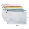 A3 Document Folder File Zipper Bags Plastic Wallets Folder Extra