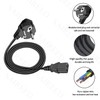 AC Power Cable 3-Pin Replacement for MSI MAG A650BN A650GL