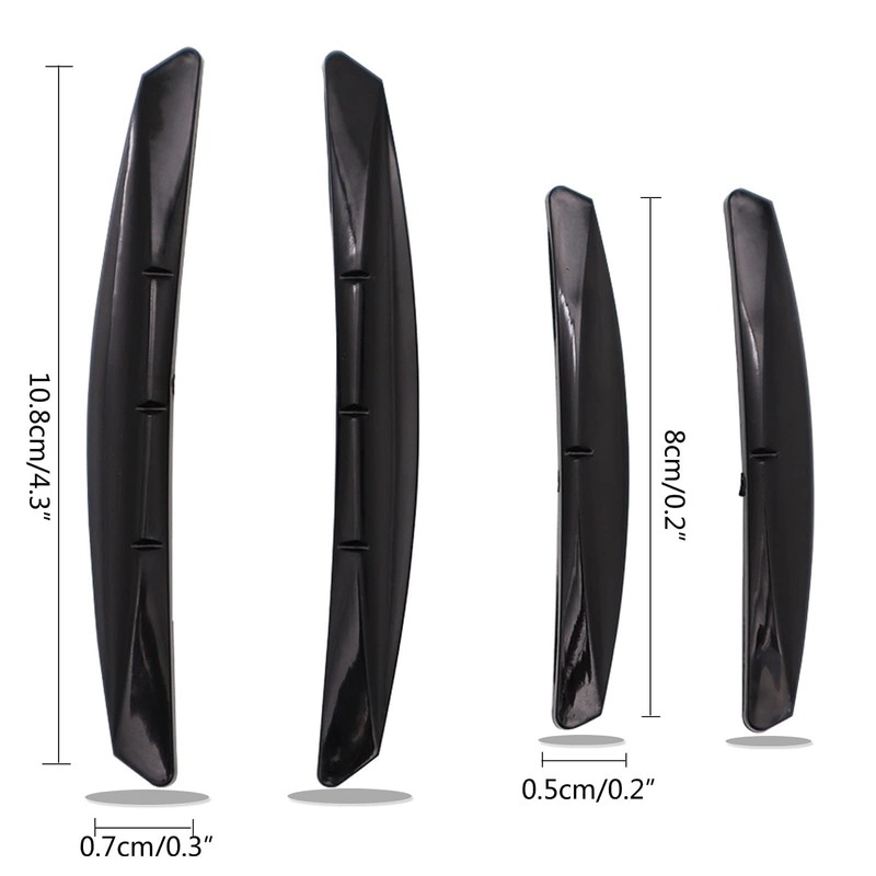 AUTOXBERT 4Pcs Car Door Edge Guards Moulding Trim Edge Anti-Collision