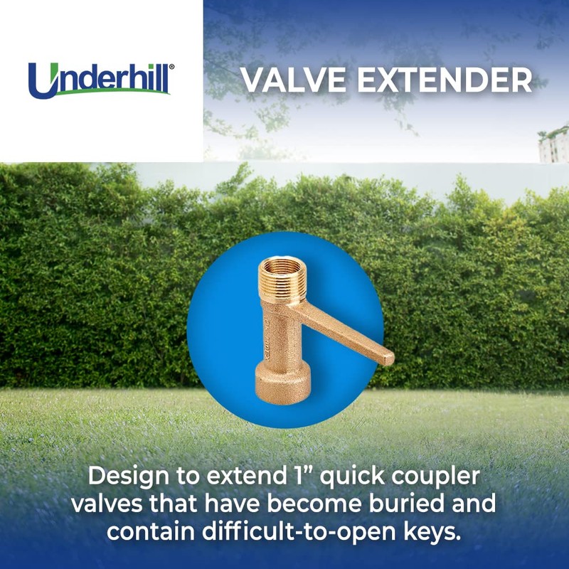 Underhill Extender Valve Key Tool for Garden Water Hose, 1