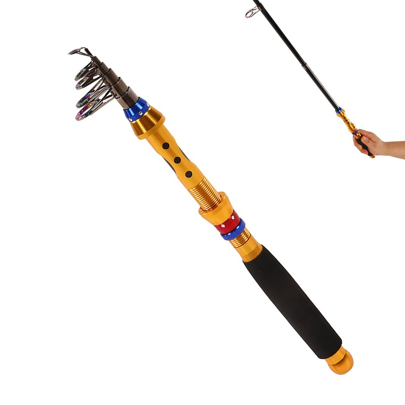 Fishing Rod Telescopic High Sensitivity Lightweight Fishing Pole With Storage