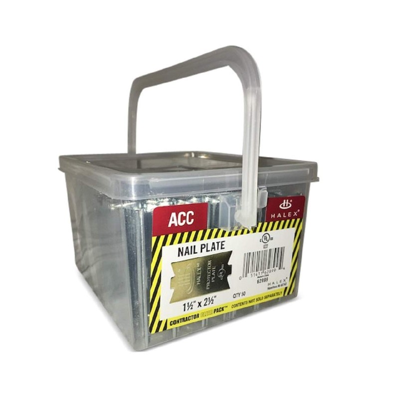 Halex, 1-1/2 in. x 2-1/2 in. Nail Plates , 62899,