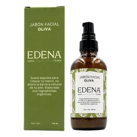 EDENA  Jabn Facial Limpiador  Limpieza Profunda Y Suave  Oliva Virgen y Avena  Frmula Orgnica  Ingredientes Naturales  Para Todo Tipo de Piel  110 ml 