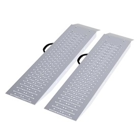 Loading Ramps - Set of Two 35.5-Inch Ramps for ATVs, Motorcycles, Mowers, Carts, and More - 1200lb Combined Capacity Shed Ramp Set by Stalwart