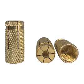 (Pack of 4) Brass Impact Dowels M16 x 42 mm, Expansion Bolt Sleeve, Concrete, Masonry, Brick Anchor, Expansion Dowels (4, M16 x 42 mm)