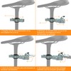 NICEDACK Towing Hitch for Bicycle, Coupling Load Trailer, Galvanised Steel
