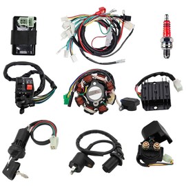 Complete Wiring Harness Kit with Electrics for ATV Quad 4 Wheelers 150CC-250CC - By KAKO