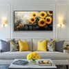 The Mode Art Sunflower Wall Art Canvas Painting, 20 x