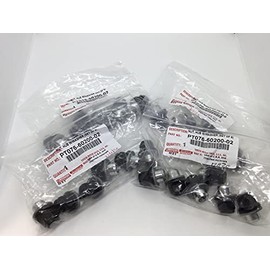 Genuine Toyota 4Runner FJ Cruiser Tacoma Black PVD Wheel Lug Nuts (24 Pack) PT076-60200-02 x 4