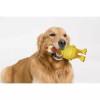 Vibrant Life Playful Buddy Yellow Chicken Dog Toy, Chew Level