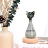Weather Predictor Cat Bottle Black Ergonomic Rugged Glass Weather Predictor