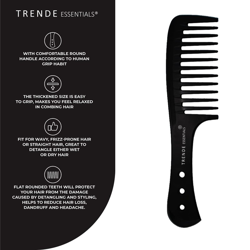 Trende Essentials Wide Tooth Comb 1 Pc - Detangler And
