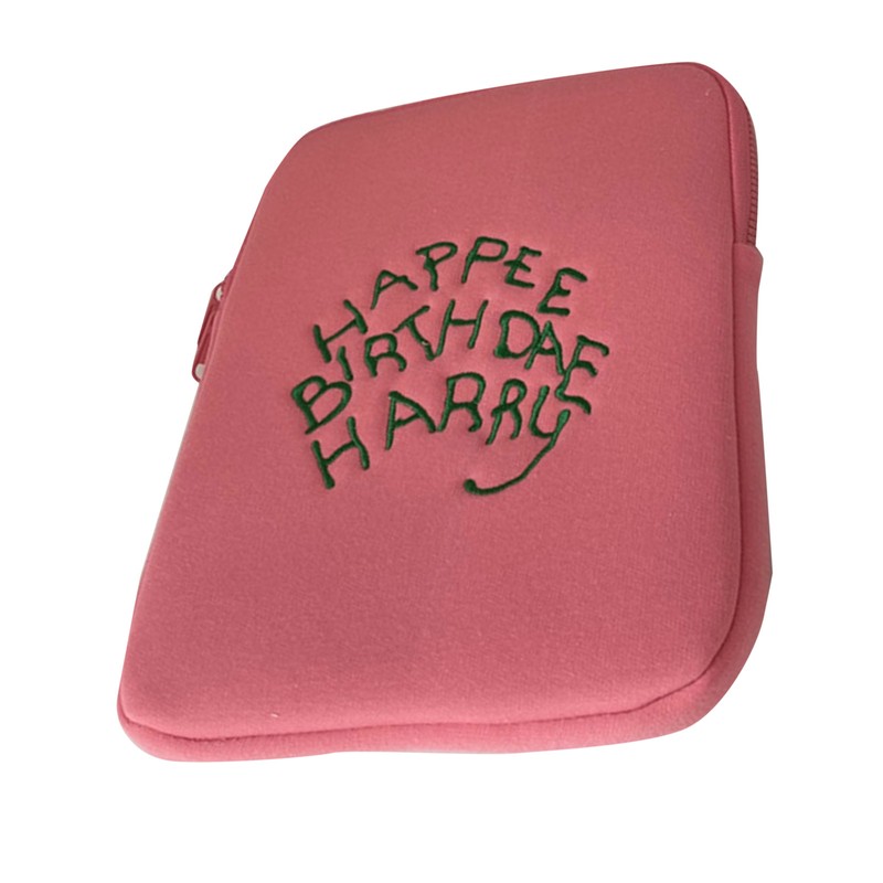 Tablet Sleeve Case Cute Stylish Pink Soft Cotton Cloth Shatterproof