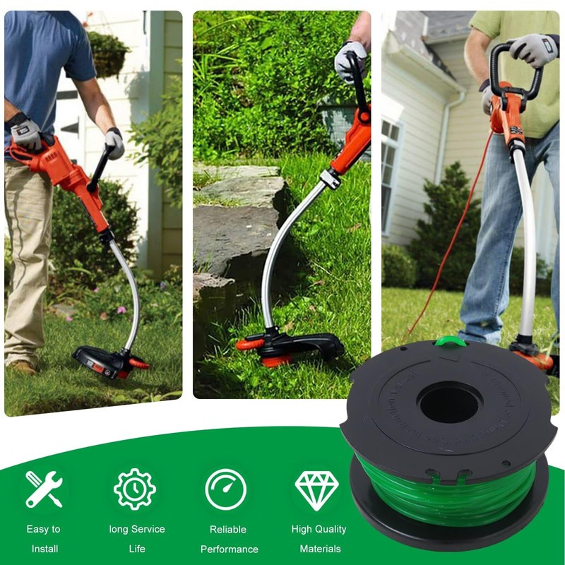 Upgraded SF-080 String Trimmer Spool Line Fit for Black and
