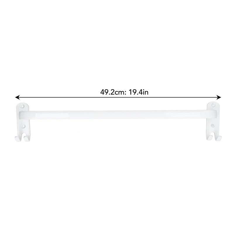 Towel Bar Thickened Wall Mounted Rust Proof Space Aluminum Bath