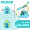 Inflatable Baby Pool Float with Canopy – Wide PVC Infant