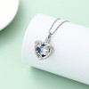 Butterfly Urn Necklaces for Ashes Heart Roseflower Crystal Cremation Jewelry