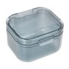 Disnace Dental Container Case, Denture Case for Soaking Dentures, Portable