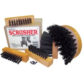GRAINGER APPROVED Brush Set for Standard Scrusher® Set of 2
