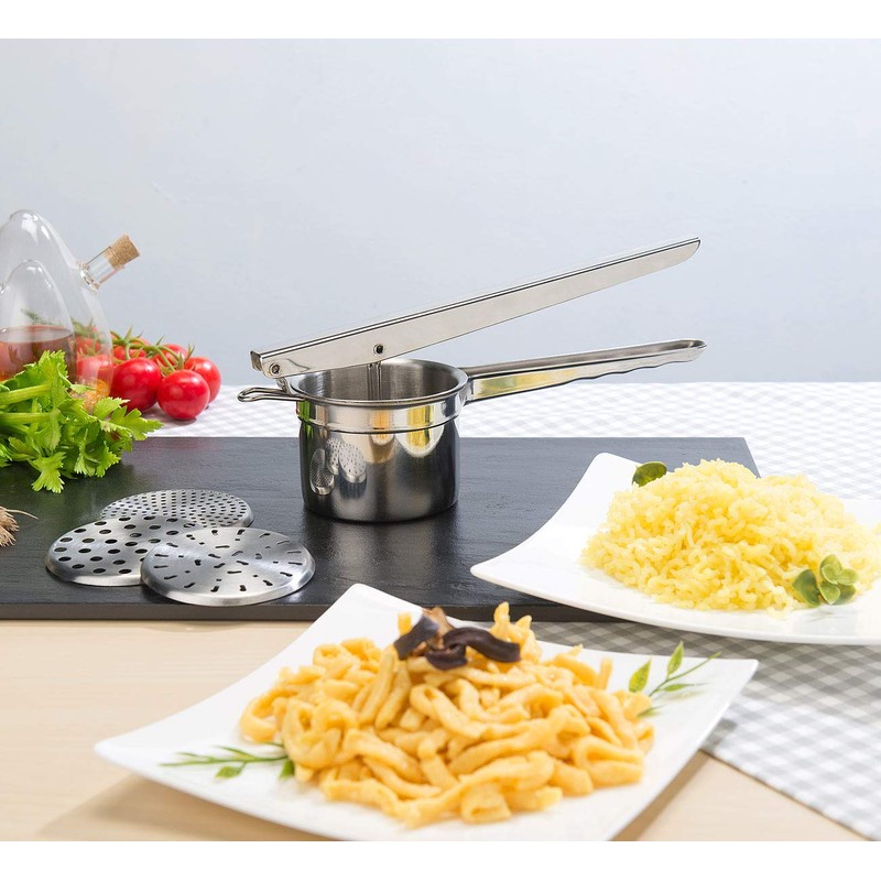 Rosenstein & Söhne Potato Ricer: Stainless Steel Potato & Spaetzle