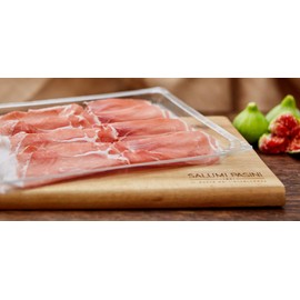 Prosciutto Crudo Salumi Pasini® | Italian Cured Ham | La Tradizione | 3 Trays | 80 gr Each | Sliced ham