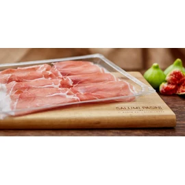 Prosciutto Crudo Salumi Pasini® | Italian Cured Ham | La Tradizione | 3 Trays | 80 gr Each | Sliced ham