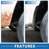 A ABSOPRO Mud Flap Splash Guard with Mount Accessories Front