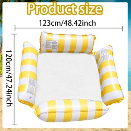 Air Mattress Pool, 4-in-1 Water Hammock, Air Mattress Water, Water Hammock with Net, Pool Mattress, Tanning Pool Air Mattress, Water Hammock, Pool Accessories, Pool Toy Adults