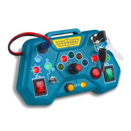 Laiydontos Toddler Toys LED Busy Board,Montessori Toy for 1-3 Year Old, Kids Sensory Board, Light Switches Toy, Preschool Learning Activities Toy 2-4, Travel Toy for 1 2 3 4 Boys Girls Birthday